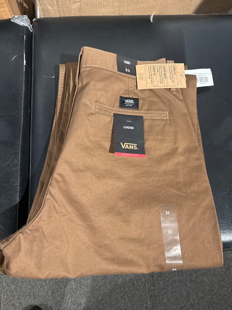 Vans - Authentic Chino Loose Double Knee Pant - Sepia – Board Of