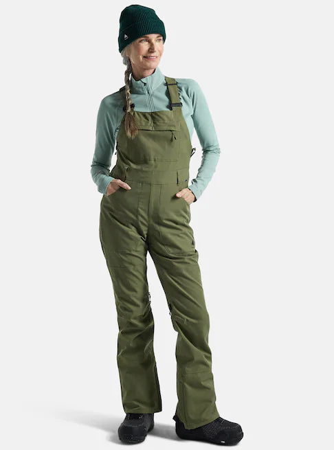 Burton - Women's Avalon Bib 2L (Short) - Forest Moss