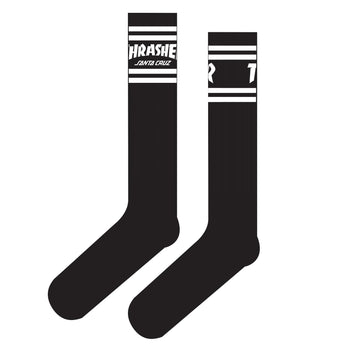 Santa Cruz - Thrasher SC Strip Crew Socks