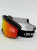 Destroyer - Hard Coin Snow Goggles 2026 - Love & Destroy Black