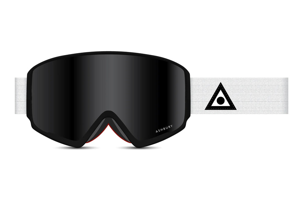 Ashbury - Arrow White Triangle Goggles 2024 – Board Of Missoula
