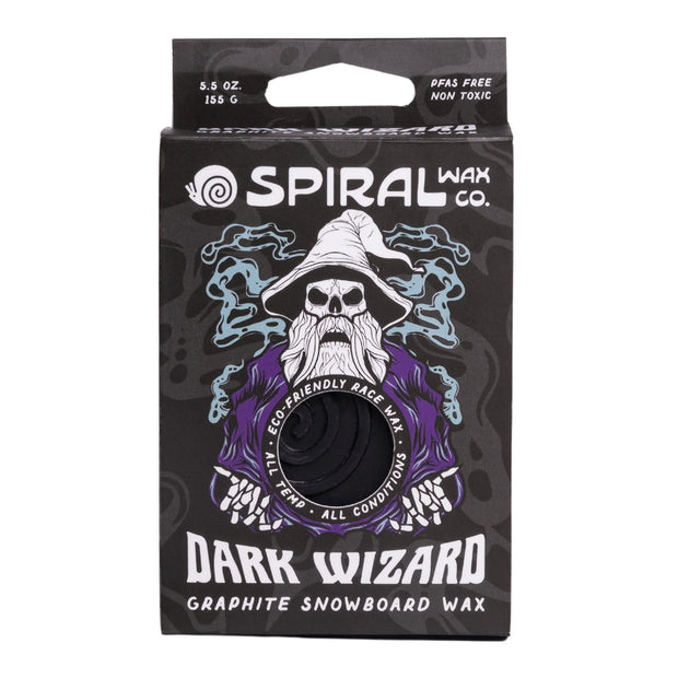 Spiral Wax Co. - Dark Wizard All Temp Graphite Snowboard Wax