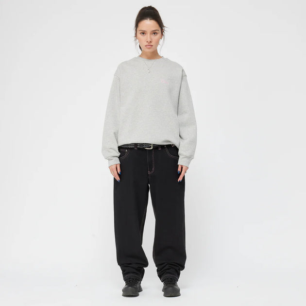 Dime CLASSIC SMALL LOGO CREWNECK グレー S Dime - Classic Small Logo Crewneck - Heather Gray – Board Of Missoula