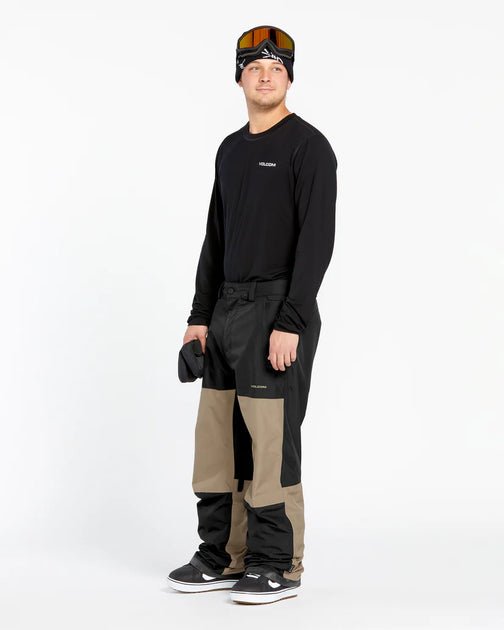 スノーボード VOLCOM Mens Dua Gore-Tex Chestnut Brow Volcom Dua GORE-TEX Jacket - Men's - Clothing