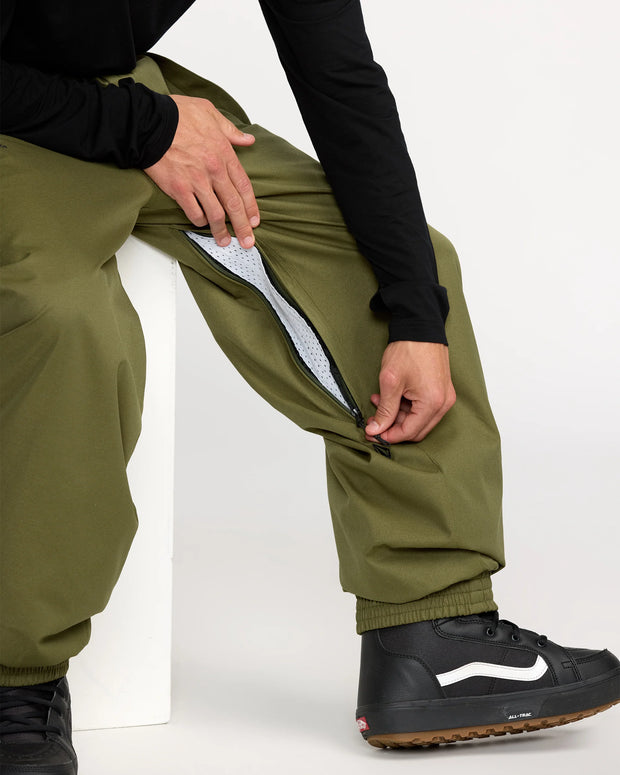 Volcom - Arthur 20k Pant - Dark Olive