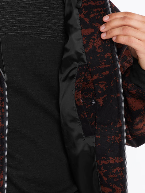 VOLCOM DUSTBOX JACKET M ブラック/レッド Volcom Dustbox Jacket - Men's | evo