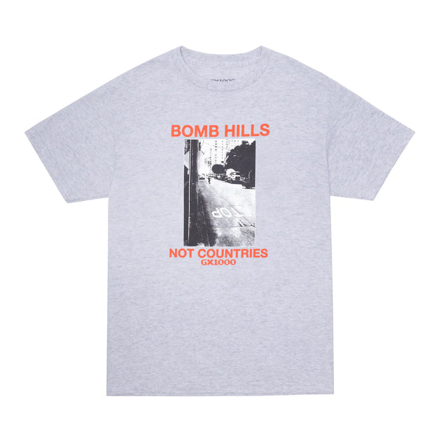 GX1000 - Bomb Hills Not Countries - T-Shirt – Board Of Missoula