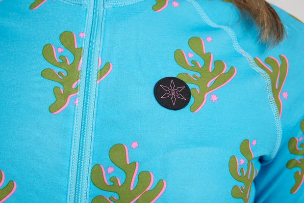 Airblaster - Women's Hoodless Ninja Suit - Plum Mushroom