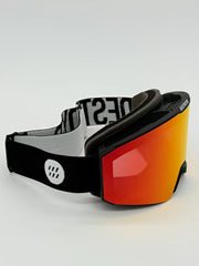 Destroyer - Hard Coin Snow Goggles 2026 - Wordmark Black / White