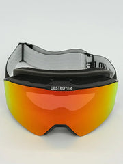 Destroyer - Hard Coin Snow Goggles 2026 - Wordmark Black / White