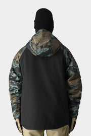 686 - Mens Geo Insulated Jacket - Cypress Green Hemisphere Colorblock