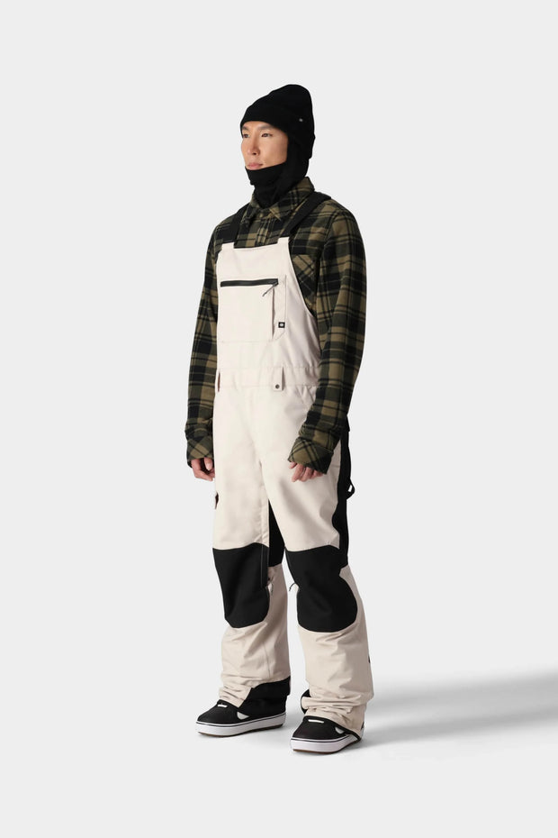 686 - Mens Hot Lap Insulated Bib - Limestone Colorblock