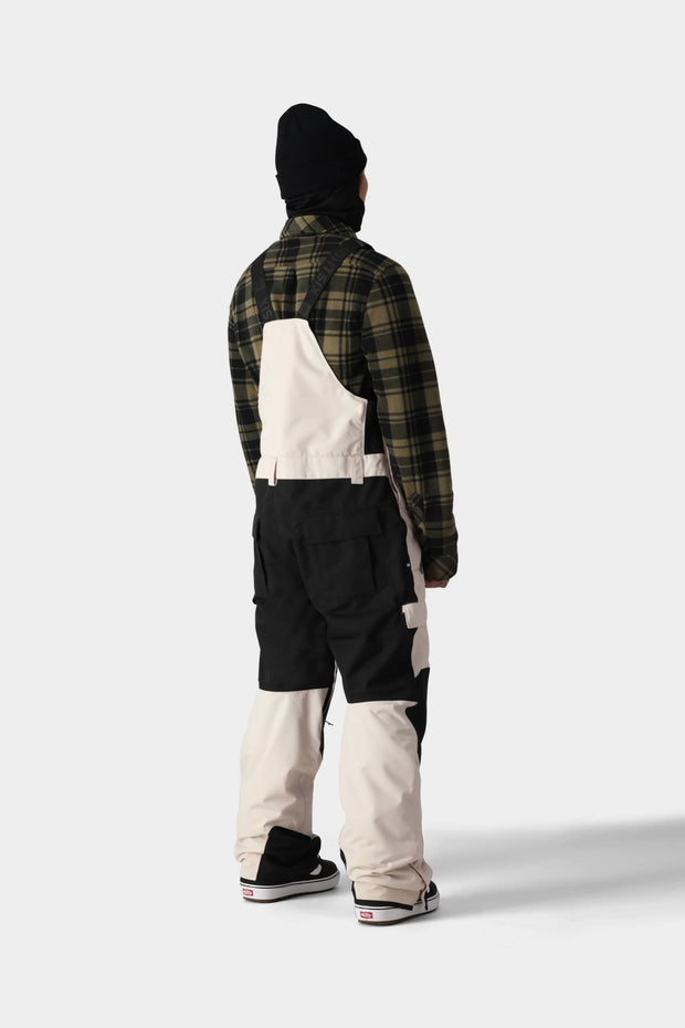 686 - Mens Hot Lap Insulated Bib - Limestone Colorblock