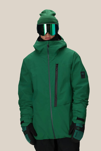 ULTICORE グリーン フルジップジャケット 686 - Gore-Tex GT Thermograph Jacket - Emerald Green – Board Of