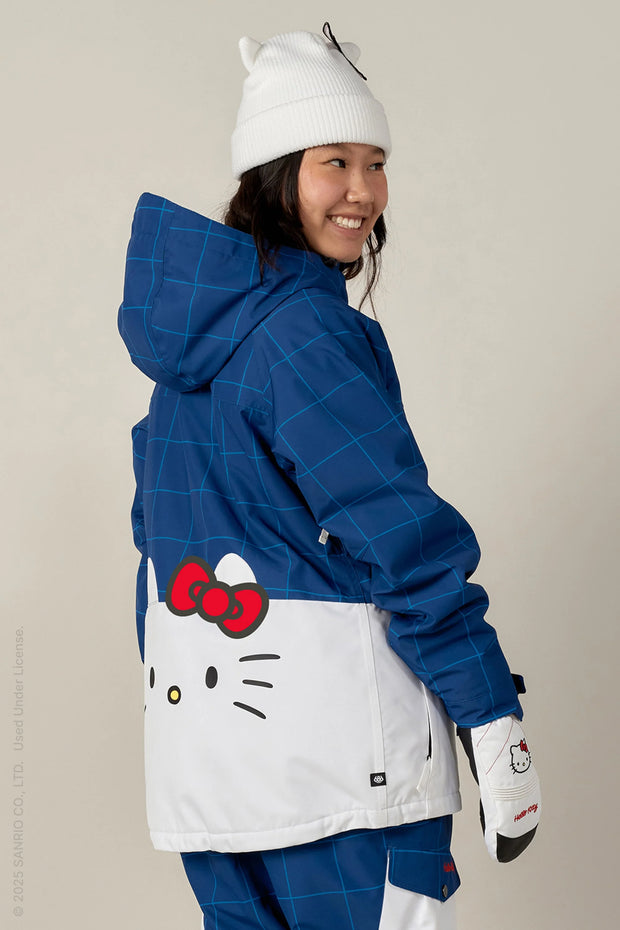 686 - Women's Athena Insulated Jacket - Hello Kitty Grid Colorblock