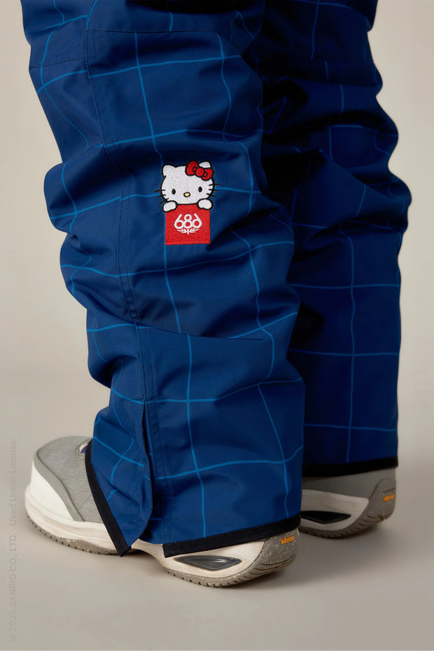 686 - Women's Aura Insulated Cargo Pant - Hello Kitty Grid Colorblock