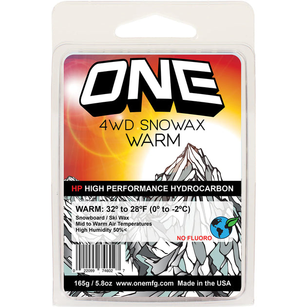 One Ball Jay - 4WD Warm Snowboard Wax - 165g – Board Of Missoula