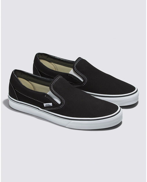 Vans - Classic Slip-On Black – Board Of Missoula