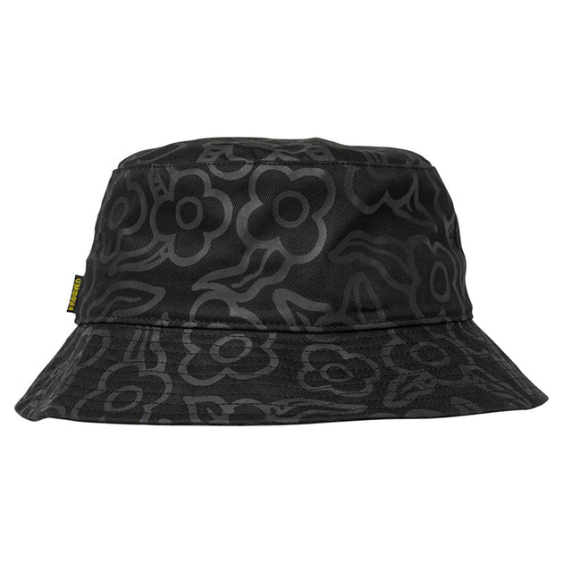 Krooked - Flowers Bucket Hat - Black – Board Of Missoula