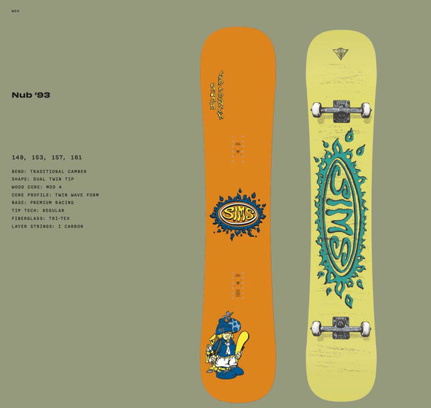 Sims - Noah Salasnek Nub '93 2024 - Orange Late Release Re-Issue