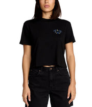 Volcom - Dial Crop T-Shirt - Black