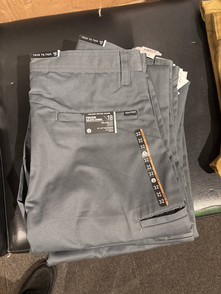 Volcom - Frickin Skate Chino Pant - Dark Slate - Board Of Missoula