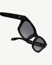 Decade - Milton 60s Sunglasses - Gloss Black / Grey - POLARIZED