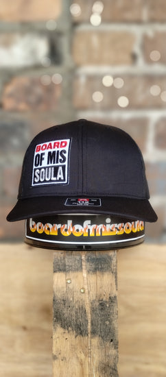 Board of Missoula - Vision Patch Mesh Trucker Hat - Black