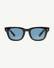 Decade - Earl 50s Sunglasses - Gloss Black / Blue