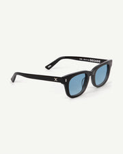 Decade - Earl 50s Sunglasses - Gloss Black / Blue