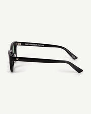 Decade - Earl 50s Sunglasses - Gloss Black / Green