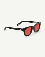 Decade - Earl 50s Sunglasses - Gloss Black / Red