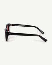 Decade - Earl 50s Sunglasses - Gloss Black / Red