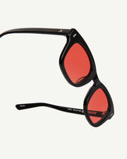 Decade - Earl 50s Sunglasses - Gloss Black / Red