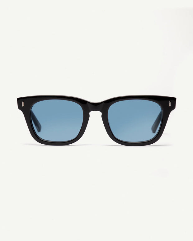 Decade - Big Earl 50s Sunglasses - Gloss Black / Blue