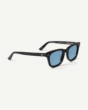 Decade - Big Earl 50s Sunglasses - Gloss Black / Blue