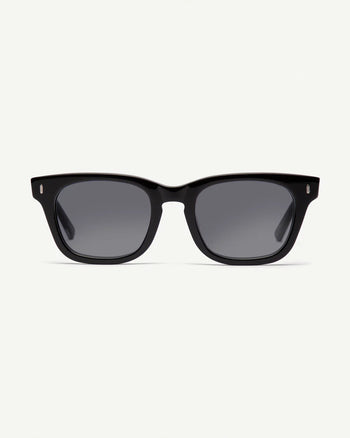 Decade - Big Earl 50s Sunglasses - Gloss Black / Grey