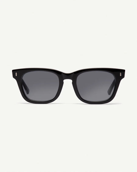 Decade - Big Earl 50s Sunglasses - Gloss Black / Grey