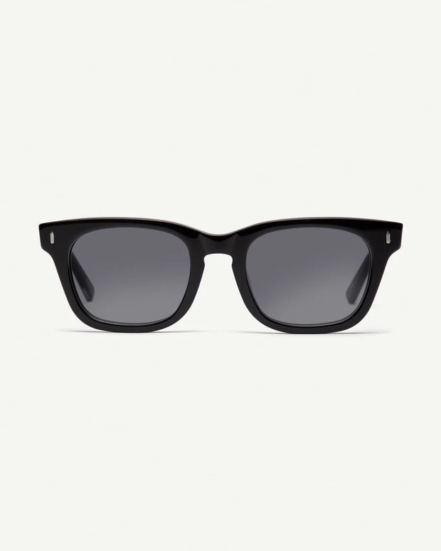 Decade - Big Earl 50s Sunglasses - Gloss Black / Grey