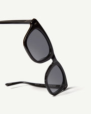 Decade - Big Earl 50s Sunglasses - Gloss Black / Grey