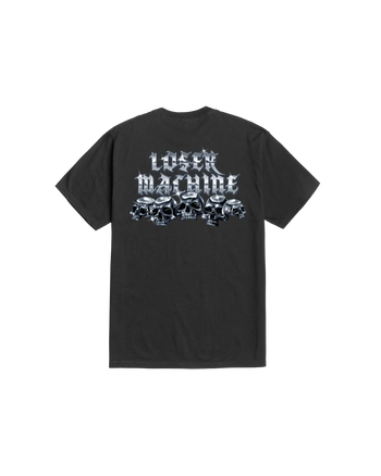 Loser Machine Company -  Crystal Skulls T-Shirt - Black