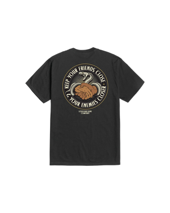 Loser Machine Company - Friend & Enemies T-Shirt - Black