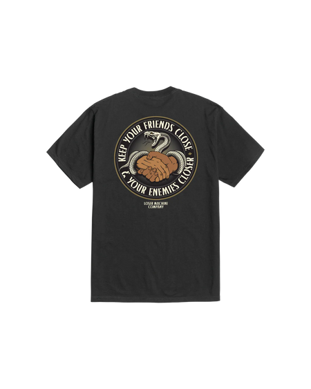 Loser Machine Company - Friend & Enemies T-Shirt - Black