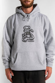 Corduroy - Jamie Cat Fleece Hoodie - Heather Grey