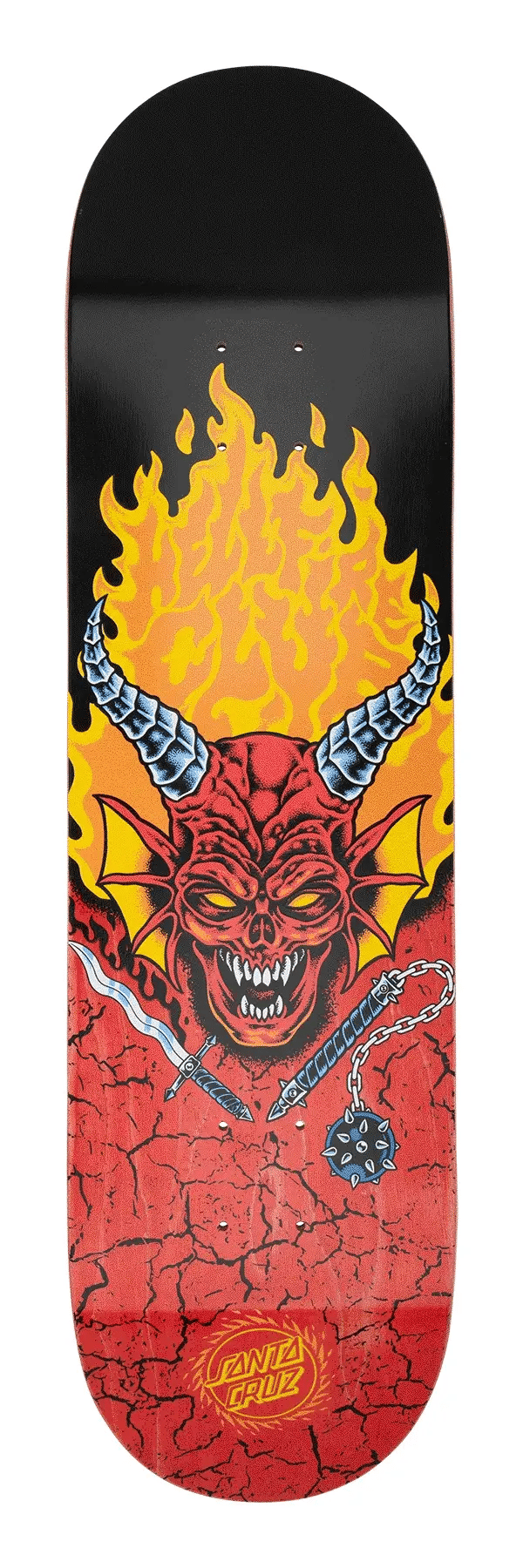 Santa Cruz x Stranger Things - Hellfire Club 8.25" Deck