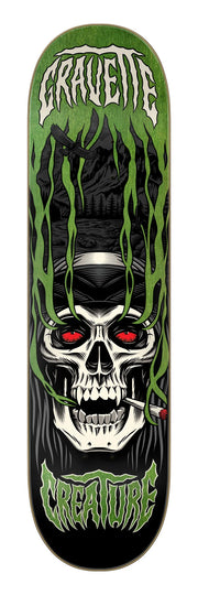 Creature - Gravette Hippie Skull IV 8.3" Deck