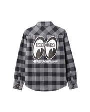 Loser Machine Company - Corona Woven Button Up Shirt - Black / Grey