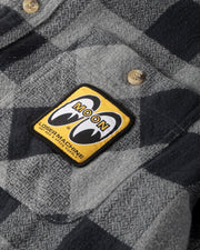 Loser Machine Company - Corona Woven Button Up Shirt - Black / Grey