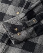 Loser Machine Company - Corona Woven Button Up Shirt - Black / Grey