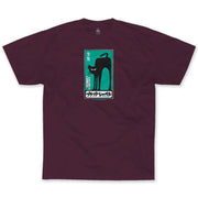 Black Label - Black Cat T-Shirt - Maroon